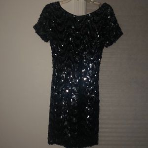 ✨Black Sequin Dress